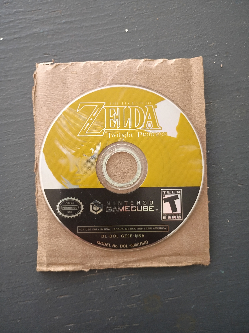 The Legend of Zelda: Twilight Princess GameCube Disc